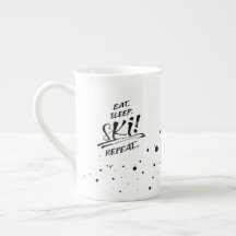 Eet Slaap Ski Herhaal - Speciale Mok