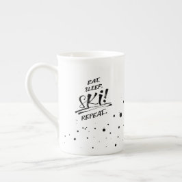 Eet Slaap Ski Herhaal - Speciale Mok