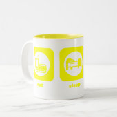 Eet. Slaap. Ski. Mok (Voorkant links)