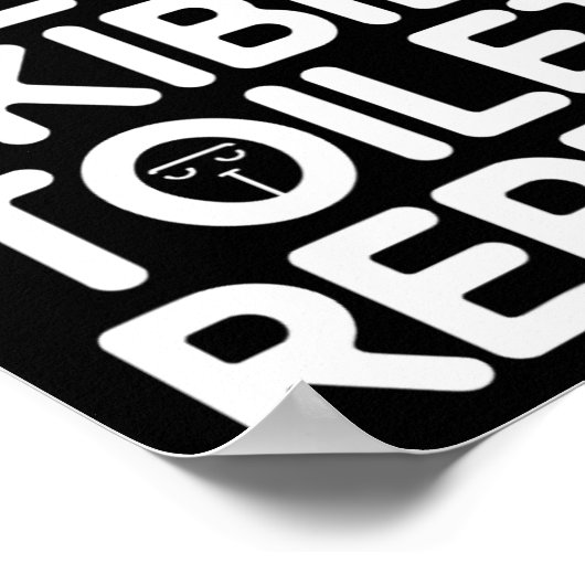 Eet Slaap Skibidi Toilet Herhaal Grappige Meme Poster (Hoek)