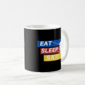 Eet Slaap Skii Baby Koffiemok (Voorkant rechts)