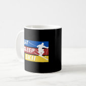 Eet Slaap Skii Baby Koffiemok (Voorkant links)