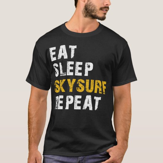 Eet slaap Skysurf T-shirt (Voorkant)