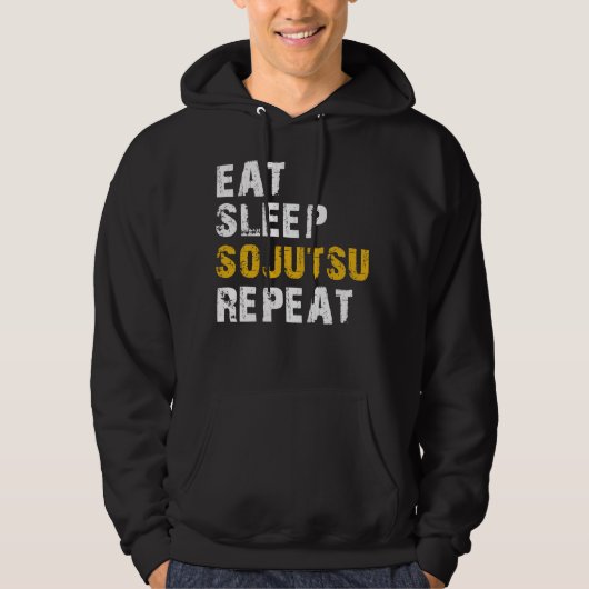 Eet slaap Sojutsu Hoodie (Voorkant)