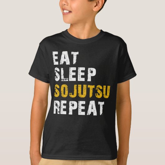 Eet slaap Sojutsu T-shirt (Voorkant)