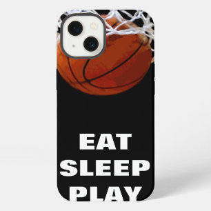 Eet Slaap Speel Basketbal Motivatie iPhone 13 Hoesje