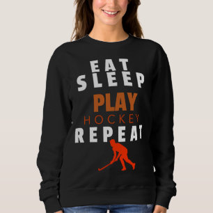 Eet Slaap Speel Hockey hockey Speler Trui