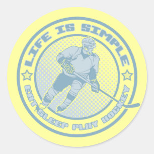Eet, Slaap, Speel Hockey Stickers