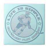 Eet, Slaap, Speel Hockey Tegel Tegeltje (Voorkant)