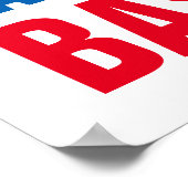  Eet Slaap Speel Honkbal Poster (Hoek)