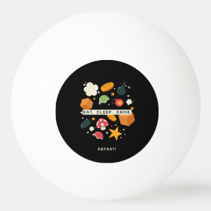 Eet. Slaap. Spel. Herhaal. Pingpongbal