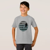 Eet slaap spelen basketbal retro speler t-shirt (Voorkant volledig)