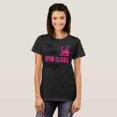 Eet Slaap Spin Herhaal Indoor Fietsen Workout Stat T-shirt (Voorkant volledig)