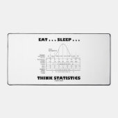 Eet... Slaap... Statistische knolcurve Bureaumat (Voorkant)