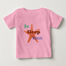 Eet Slaap Strand - Baby Bodypak Organisch