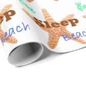 Eet Slaap Strand - Inpakpapier (Rol Hoek)