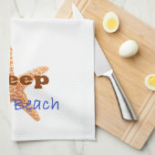 Eet Slaap Strand - Keukenhanddoek (Quarter Fold)