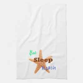 Eet Slaap Strand - Keukenhanddoek