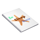 Eet Slaap Strand - Notitieboek (Rechterzijde)