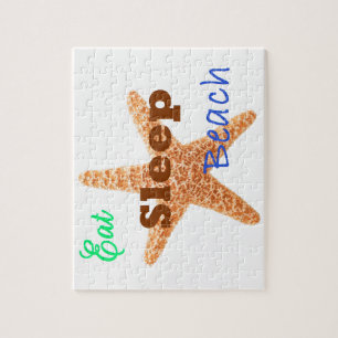 Eet Slaap Strand - Puzzel
