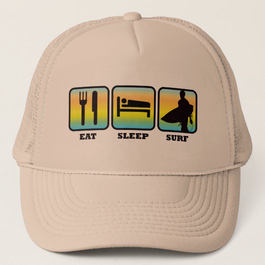 Eet, Slaap, Surf Trucker Pet (Voorkant)