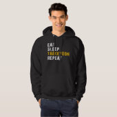 eet slaap Taekkyeon Hoodie (Voorkant volledig)