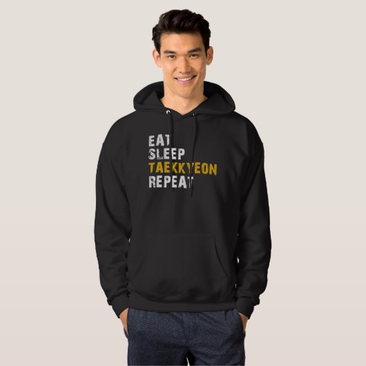 eet slaap Taekkyeon Hoodie (Voorkant volledig)