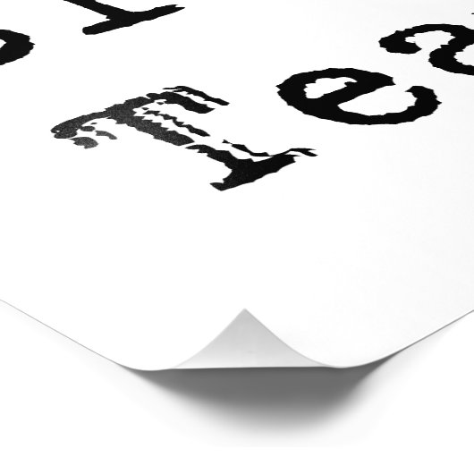 Eet. Slaap. Teach. Foto Afdruk (Hoek)