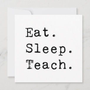 Eet. Slaap. Teach. Kaart