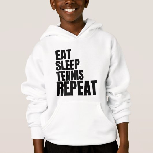 eet slaap tennis herhalen (Voorkant)