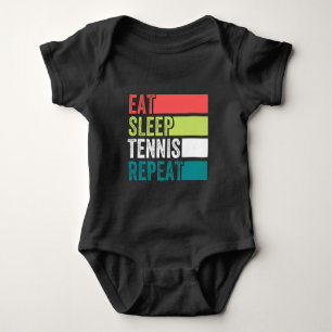 eet slaap tennis herhalen romper