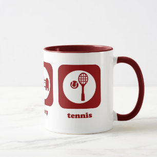 Eet. Slaap. Tennis. Mok