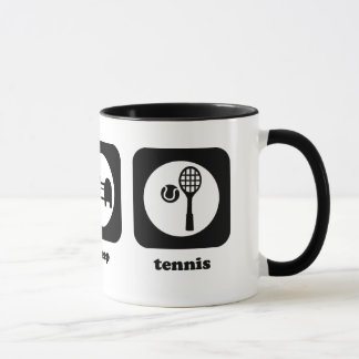 Eet. Slaap. Tennis. Mok