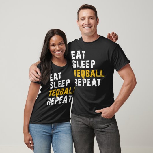 eet slaap Teqball T-shirt (Unisex)