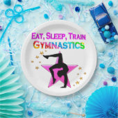 EET, SLAAP TREIN GYMNASTIEK PAPIEREN BORDJE (Feest)