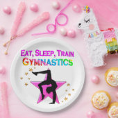 EET, SLAAP TREIN GYMNASTIEK PAPIEREN BORDJE (Feest)