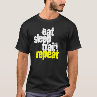 Eet, slaap, trein, herhaling | Alumni T-shirt
