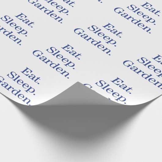 Eet. Slaap. Tuin. Cadeaupapier (Hoek)