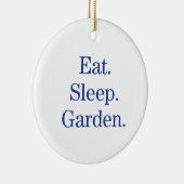 Eet. Slaap. Tuin. Keramisch Ornament (Rechts)