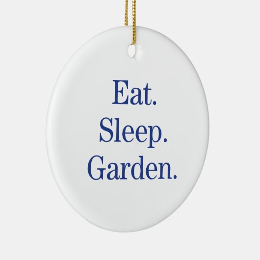 Eet. Slaap. Tuin. Keramisch Ornament (Rechts)