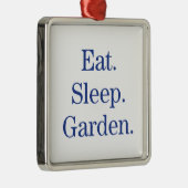 Eet. Slaap. Tuin. Metalen Ornament (Rechts)