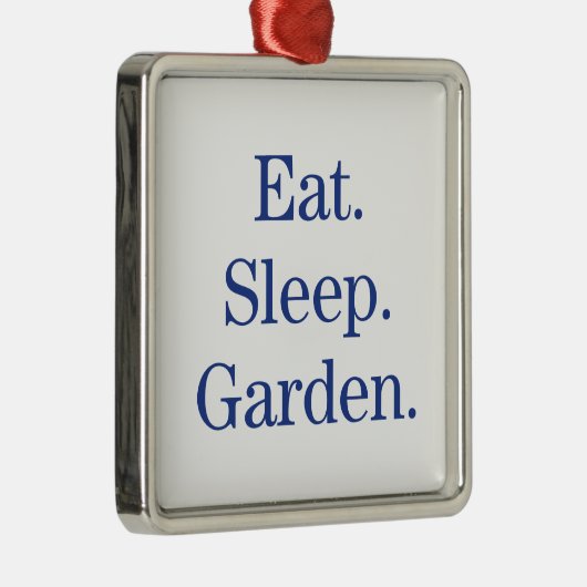 Eet. Slaap. Tuin. Metalen Ornament (Rechts)