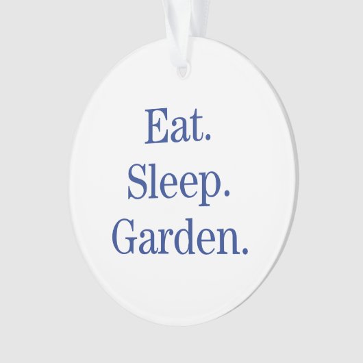 Eet. Slaap. Tuin. Ornament (voorkant)