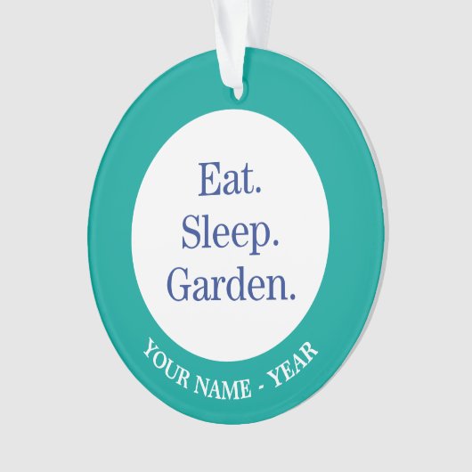 Eet. Slaap. Tuin. Ornament (voorkant)