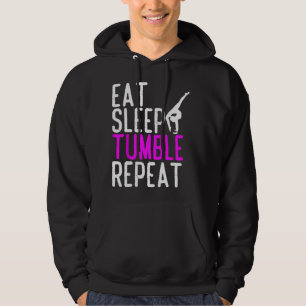 Eet Slaap Tumble Herhaal Turnen Turnster Citaat G Hoodie