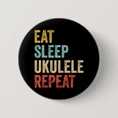 Eet slaap ukelele repea uke muzikant ronde button 5,7 cm (Voorkant)