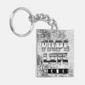 Eet. Slaap. Vape. Vape Life. Pro Vaping T Sleutelhanger (Voorkant Links)
