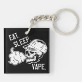 Eet. Slaap. Vape. Vape Life. Pro Vaping T Sleutelhanger (Achterkant)