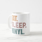 Eet. Slaap. Vinyl. Koffiemok (Voorkant links)