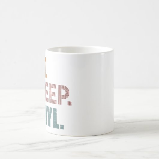 Eet. Slaap. Vinyl. Koffiemok (Center)